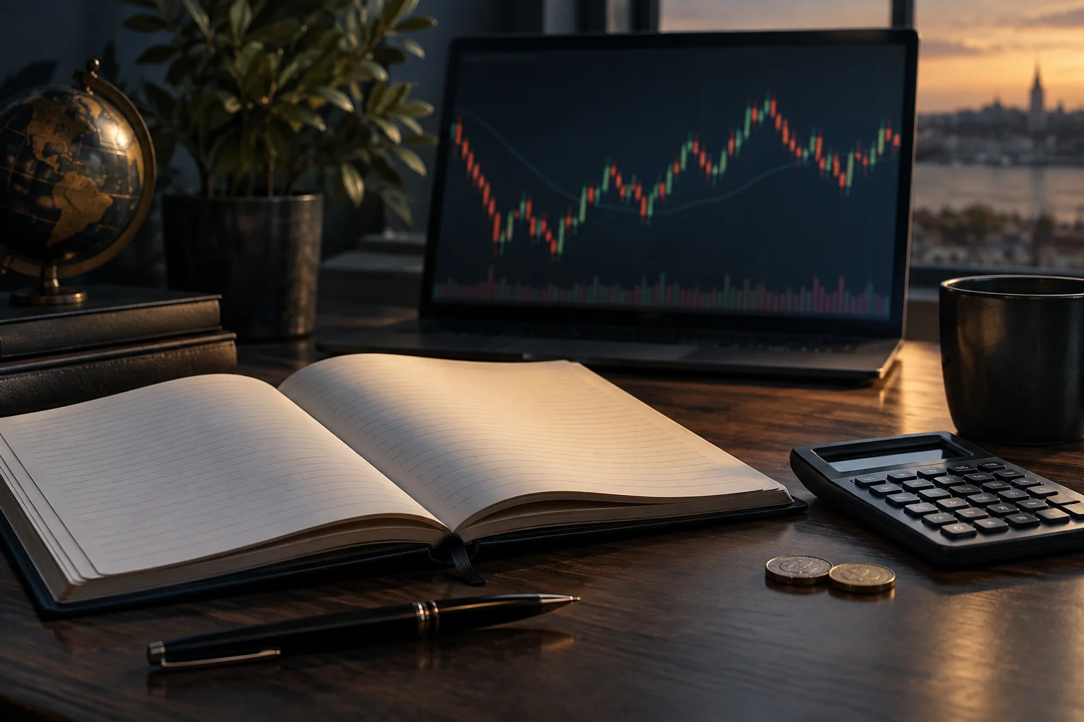 Forex: işleyiş, maliyet ve risk: piyasa analizi ve risk değerlendirme çalışma alanı; temsili görsel