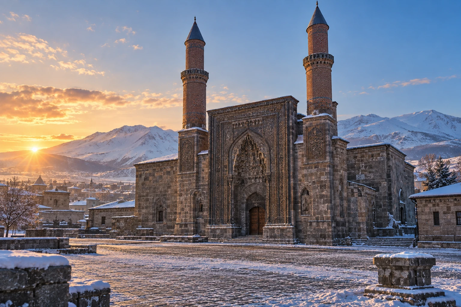 Erzurum rotası için temsili editoryal görsel
